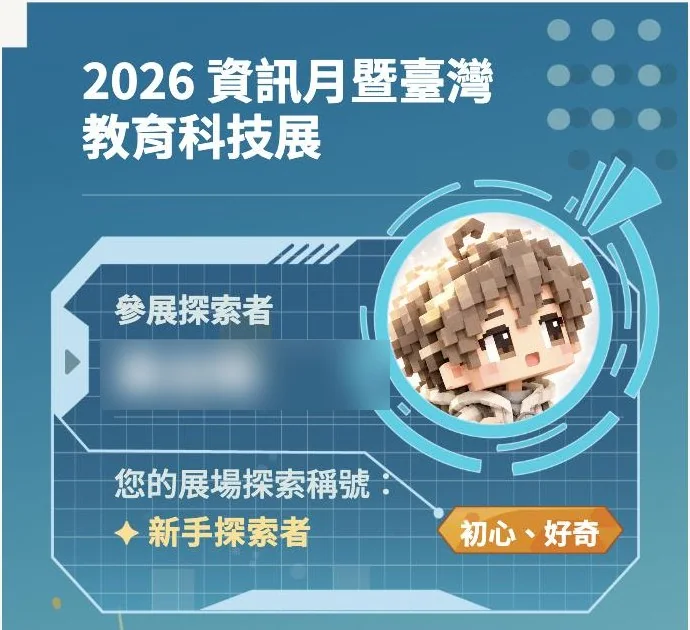 觀展歷程上線畫面:參展探索者角色卡